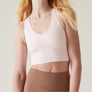Aurora Seamless Crop Rib Tank